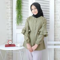 ราคา Ready KYRA BLOUSE MATCHA (ไซส์ S) BY CH (4092279180)