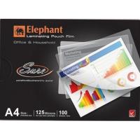 ราคา พลาสติกเคลือบบัตร A4 ตราช้าง Sure (100 แผ่น) 125 ไมครอน ฟิล์มเคลือบบัตร แผ่นเคลือบ สำหรับ เครื่องเคลือบบัตร (6579045990)