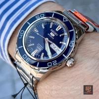 ราคา Seiko 5Sports Fathoms blue Dial Made in Japan Very Rare item SNZH53J1 New One (24658368553)