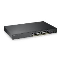 ราคา ZYXEL GS1900-24HPv2 24-port GbE Smart Managed PoE Switch with GbE Uplink (11974520273)