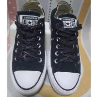 ราคา CONVERSE ALL STAR รองเท้าผ้าใบ สีดำ (มือสอง) size:36 ยาว 22 cm พร้อมส่ง (24171977946)