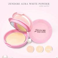 ราคา แป้งเซนโดริ แป้งผสมรองพื้น ออร่าไวท์พาวเดอร์ ZENDORI AURA WHITE POWDER ตลับสีชมพู แป้งพัฟเซนโดริ (44500329437)