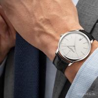 ราคา VACHERON CONSTANTIN VACHERON CONSTANTIN Heritage Series PATRIMONY อัตโนมัติกลไก Mississipi สายหนังจระเข้ 42.5 มม.41 มม.นาฬิกาผู้ชาย Rui นาฬิกา 40 มม.สีฟ้าสีขาว Dial (43070767772)