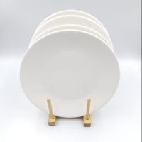 ราคา [เนื้อพอร์ซเลน 9นิ้ว ] จานเซรามิค ทรงตื้น จานสีขาว จานข้าว บรรจุ1ใบ (6035676664)