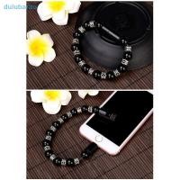 ราคา [DUL] สร้อยข้อมือชาร์จสวมใส่สร้อยข้อมือชาร์จ USB ลูกปัดสายชาร์จแบบพกพาสําหรับโทรศัพท์ Type-C MicroUSB AO (44325707718)