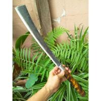 ราคา มีดพร้าโต้ พร้าปลายตัด มีดใช้งาน มีดเดินป่า มีดแคมป์ มีดสนาม ใบ 14.8” ตลป. ตีร้อนชุบแข็ง ผิวไฟ ด้ามไม้ไผ่ คอสแตนเลส (27455143384)