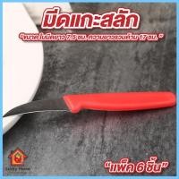 ราคา มีดแกะสลัก มีดคว้าน แพ็ค 6 ด้าม ใบมีดยาว 7.5 ซม. ความยาวรวมด้าม 17 ซม. มีดแกะสลักผลไม้ ด้ามแบน จับถนัดมือ (44261594561)
