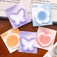 ราคา 30 แผ่น Cute Gradient Series Note Paper Memo Pad School Student Portable Sticky Notes (27033309746)