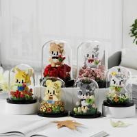 ราคา เข้ากันได้กับเลโก้บล็อกตัวต่อประกอบสัตว์เลี้ยงน่ารักสวนกระต่ายกุหลาบของเล่นเด็ก 10.15 (43724204799)