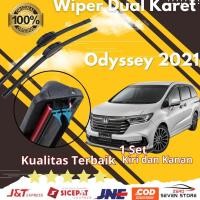 ราคา ฮอนด้าโอดิสซี ไม่มีกรอบ รถที่ปัดน้ําฝนยางคู่2021-ตอนนี้คู่2ชิ้นซ้ายและขวาโดยไม่ต้องเหล็กกรอบกระจกปัดน้ําฝนยางคู่รถใบมีดด้านหน้ากล้วยรุ่นยางรถกระจกรถจักรยานยน (28525173544)