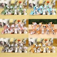 ราคา 9 ชิ้น/เซ็ต 2-3 ซม.Chis Sweet Home หัตถกรรมเครื่องประดับ Moss Micro-landscape ชีสตุ๊กตาแมวรุ่น Q DIY PVC Action Figures ตุ๊กตาของเล่นของขวัญ (27908751388)