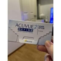 ราคา Acuvue 2 Define Vivid Style ค่าสายตา-900 1 คู่ คอนแทคเลนส์ลายสีน้ำตาลสวย ราย 2 สัปดาห์ (13227710195)