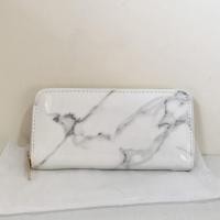 ราคา ใหม่!! กระเป๋าสตางค์ผู้หญิงลายหินอ่อนสีขาวดํา บุหนัง (27765195035)