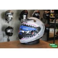 ราคา หมวกกันน็อค SHARK Spartan Lorenzo Replica White Shark (1470643878)