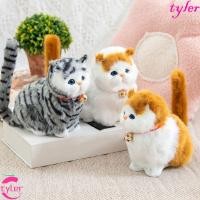 ราคา ไทเลอร์ จําลองแมวของเล่นตุ๊กตา,สร้างสรรค์ปุยตุ๊กตาแมวที่มีเสียง, น่ารัก โต้ตอบ น่ารักการ์ตูนเลียนแบบแมวตุ๊กตาตุ๊กตาเด็กของเล่น (46850235343)