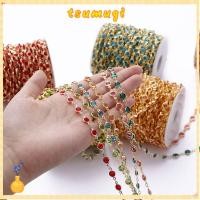 ราคา TSUMUGI สร้อยคอ, เงาเพทายคริสตัลลูกปัดโซ่, 1 เมตรลูกปัดคริสตัล DIY ทําลูกปัดทํา (55100069846)