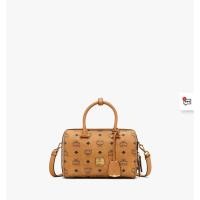 ราคา กระเป๋า MCM boston กระเป๋าบอสตัน Aren ลาย Visetos Original ของใหม่ ของแท้ 100% (15398458600)
