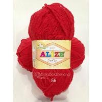ราคา Alize Softy 56 เส้นด้ายถักนําเข้าสีแดง (8829917075)