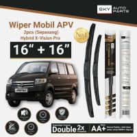 ราคา SKY ที่ปัดน้ําฝนรถยนต์ไฮบริดคู่ APV 16 + 16 นิ้ว - Hybrid X-Vision Pro (43819193113)