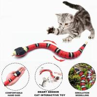 ราคา Smart Sensing Snake Cat Toys Electric Interactive Toys for Cats USB Charging Cat Accessories for Pet Dogs Game Play Toy (25140069593)