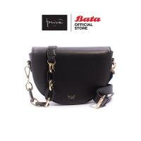 ราคา Bata บาจา ยี่ห้อ Prive กระเป๋าสะพายข้าง กระเป๋าแฟชั่น Crossbody Bag สำหรับผู้หญิง รุ่น Honey สีดำ 9046121 (13340697144)