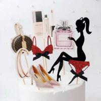 ราคา เค้ก TOPPER SILUET เซ็กซี่น่ารัก GIRL RED BIKINI วันเกิดเค้กตกแต่ง Party ตกแต่ง Photo Props (29883562793)
