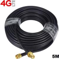 ราคา สายอากาศ 3G,4G Low Loss 5เมตร สำหรับ เสาอากาศ 3G,4G Router Antennas 5M (15303053918)