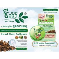 ราคา ยาสีฟันสมุนไพรเข้มข้น ชีววิถี สูตรกานพลู 25 g. ระดับพรีเมี่ยม ช่วยลดกลิ่นปาก ลดเชื้อแบคทีเรีย (7560451917)