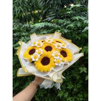 ราคา ช่อดอกไม้ ช่อดอกทานตะวัน ช่อดอกไม้ลวดกำมะหยี่ (41872991778)