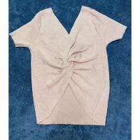 ราคา เสื้อไหมพรมไขว้หน้าสีชมพู (17553057321)