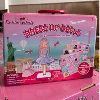 ราคา ชุดของเล่น ตุ๊กตาแต่งตัว แบบแม่เหล็ก (43909121667)