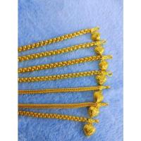 ราคา ข้อมือรวมแบบหนัก1บาทสามห่วง,ห่วงคู่,แปดเหลี่ยม,ผ่าหวาย,หวายขีดนูน,ทาโร่,ทาโร่ขีดนูน,ทาโร่เหลี่ยม (10841958073)