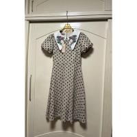 ราคา Chalice Studio Z.S เดรสยาว สีครีม ลายจุด คอบัว ปักคอ วินเทจ แขนตุ๊กตา ซิปหลัง งานจริงสวยมาก ป้ายห้อย (40470555711)