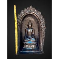 ราคา พระไพรีพินาศ มีซุ้ม วัดบวรนิเวศวรวิหาร เนื้อโลหะผสมรมดำ ปี2539 (25860744128)