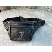 ราคา กระเป๋าคาดเอวคาดอกหนังสีดำมือสองสภาพใหม่พร้อมส่ง (28322621063)