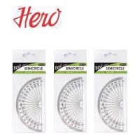 ราคา HERO ไม้บรรทัดครึ่งวงกลมเล็ก เหมาะสำหรับใช้ในการเรียนการสอน (6092579514)