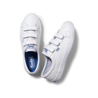 ราคา (ส่งฟรี) ส่งต่อ Keds แท้ 100% - size 38 - KEDS TIEBREAK LEATHER WHITE (7990048001)