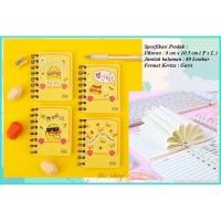 ราคา Notebook A7 Botebook Mini Cute Notebook A7 Notebook Aesthetic Notebook Mini Pocket Cute Yellow Duck Notebook A7 (42805721198)