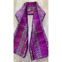 ราคา ผ้าไหมมัดหมี่ไทย2ตะกอ ทอมือแท้100%A-19 (22464264675)