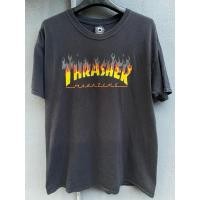 ราคา เสื้อ THRASHER ลายไฟ สีออกเฟดครึงตัว Size:L อก22 ยาว28.5 มีตำหนิด้ายรันบางจุดไม่มาก✅ (27004290856)