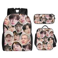 ราคา GOT7 3 ชิ้น/ชุด กระเป๋าเด็กโรงเรียน กระเป๋าสะพายไหล่ กระเป๋าดินสอ กระเป๋าอาหารกลางวัน 3D การ์ตูน กระเป๋านักเรียนประถม น้ำหนักเบาและกันน้ำ (44453073307)