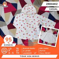 ราคา เสื้อแจ็คเก็ตเด็ก Zara | พิมพ์เต็มสีขาวขนาด110 (25210139545)