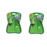 ราคา [ส่งฟรีไม่ใช้โค้ด][แพ็ค 2 ชิ้น เขียวคู่]3M Scotch-Brite แผ่นใยขัดพร้อมด้ามจับ รุ่นหัวจรวด (6184230306)