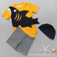 ราคา ชุดว่ายน้ำเด็ก ชุดว่ายน้ำเด็กชาย ชุดว่ายน้ำเด็กชายลายการ์ตูน เสื้อกางเกงว่ายน้ำเด็ก พร้อมส่งในไทย (5651162605)