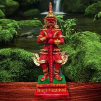 ราคา ท้าวเวสสุวรรณ วัดสุทัศน์ สีแดงปิดทอง (กว้าง3นิ้ว สูง32ซม.)งานเรซิ่นลงสีปิดทองสวยงาม เข้าพิธีเทวาภิเษกวัดสุทัศน์และวัดจุฬ (15676896050)