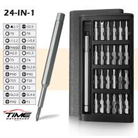 ราคา ชุดดอกไขควงขนาดเล็กที่มีความแม่นยํา 24-in-1 - บิตหกเหลี่ยมแม่เหล็ก Phillips & Torx สําหรับการซ่อมแซมและหายไปได้ง่าย (43074498491)