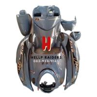 ราคา ชุดสี เฟรม ฟีโน่ Yamaha fino เก่า รุ่น คาบู เกย์เดียว 10ชิ้น เกย์แยก 9 ชิ้น รถปี 2007-2011 สีเทาแลมโบลาย PS (18759005565)