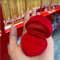 ราคา กล่องกำมะหยี่ กล่องใส่ชุดเครื่องประดับกำมะหยี่ หัวใจ (15346516836)