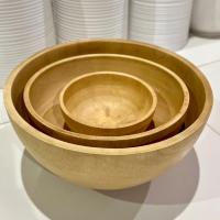 ราคา ถ้วยชาม ชามคลุกสลัด เซท 3 ชิ้น งานไม้มะม่วง ขนาด 5, 8, 10 นิ้ว (44102227542)