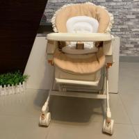 ราคา เก้าอี้ไฮแชร์ (เก้าอี้ทานข้าว & เปลไกว) ยี่ห้อ Combi สีครีมเปลือกไข่ มีระบาย (2864444231)